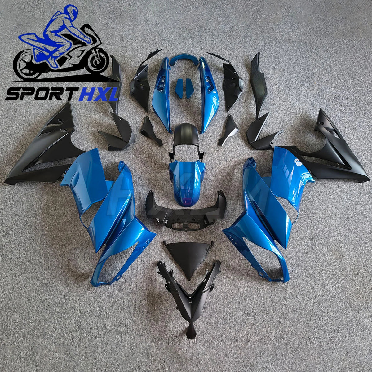 New Motorcycle 2009-2011 Fairing Kit Suitable for Kawasaki ER6F 2009 2010 2011 year 09-11 Nardo Grey Fairing 2011