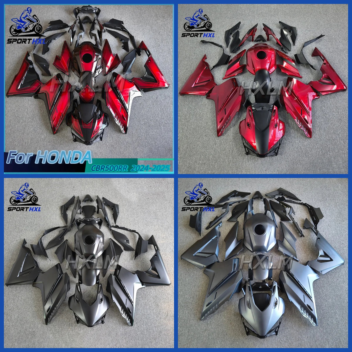 For Honda CBR 500R 2024 2025 Full Fairing Kit Custom Painted Bodywork Set ABS Plastic Cowl Panel With Decals Stickers Parts