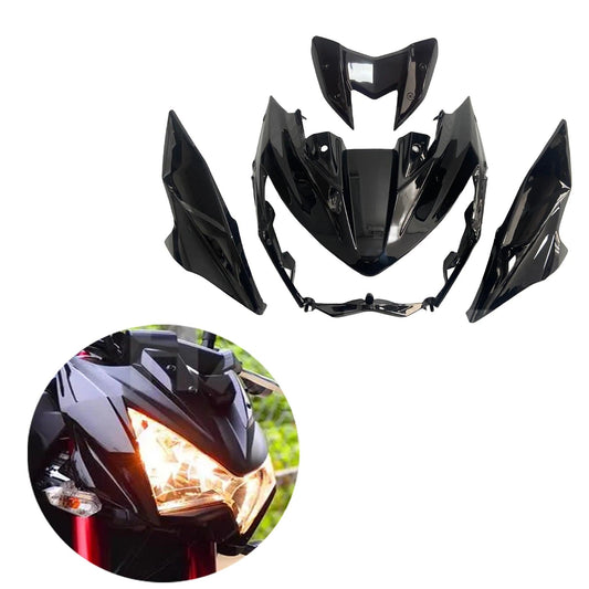 Front Nose Fairing Upper Frame Headlight Cover Head Cowl Panel For Kawasaki Z 800 2013 2014 2015 2016 Motorcycle Part Z800 HXLMOTOR