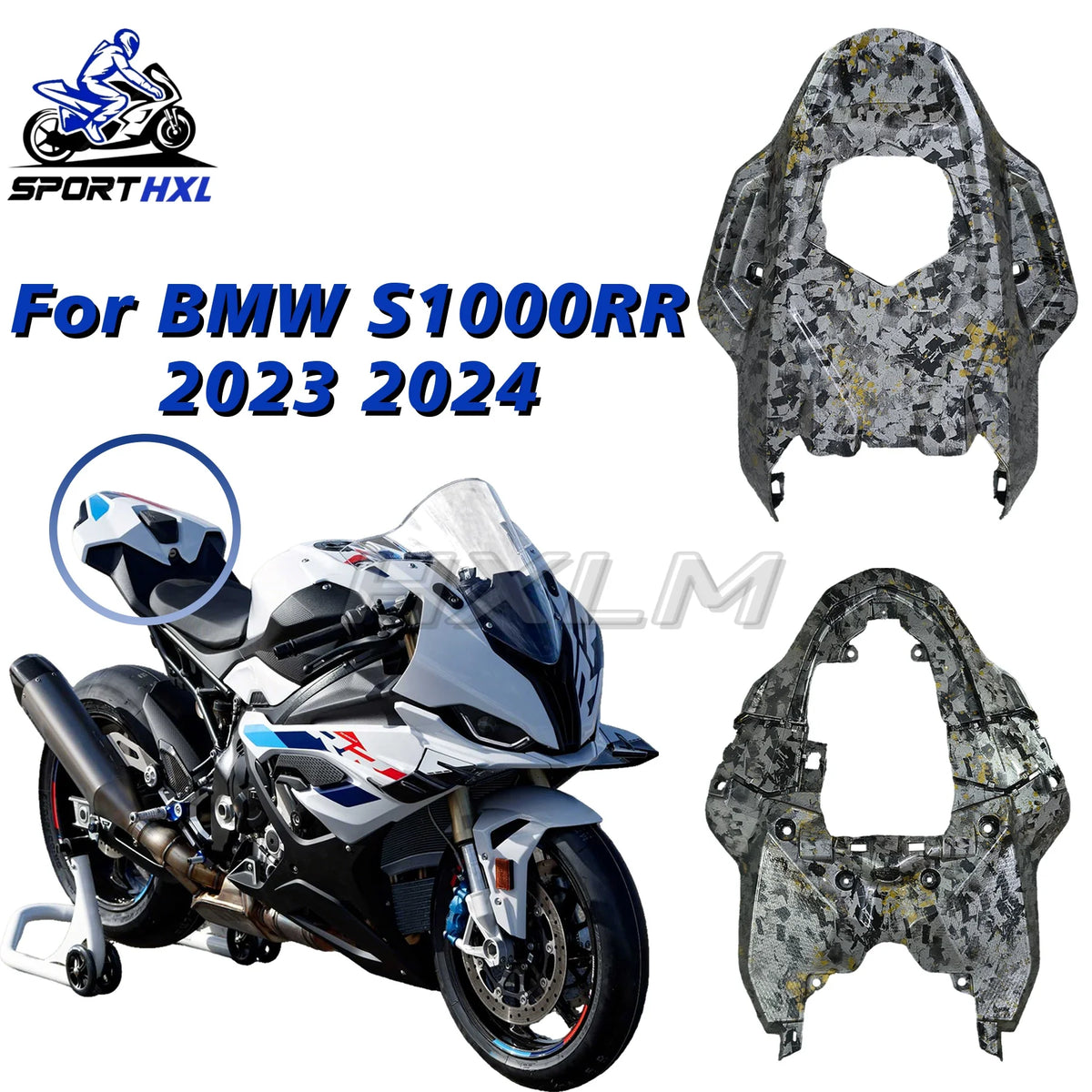 For BMW S1000RR 2023-2024 S1000 RR 23-24 Motorcycle Fairing Rear Seat Upper Rear Tail Seat Rear Hump Suitable