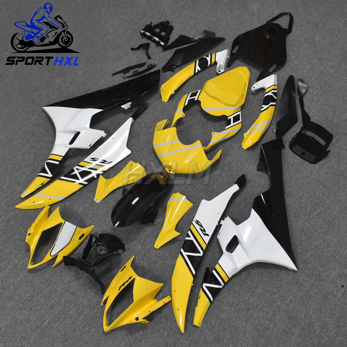 The New ABS Fairings Kit Fit for YAMAHA YZF- R6 2006 2007 06 07 Carbon painted look