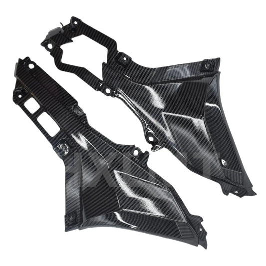 For Kawasaki Ninja ZX25R ZX-25R ZX 25R 2020 2021 Carbon Fiber Look Side Covers Panels Motorcycle Accessories Fairing Parts HXLMOTOR