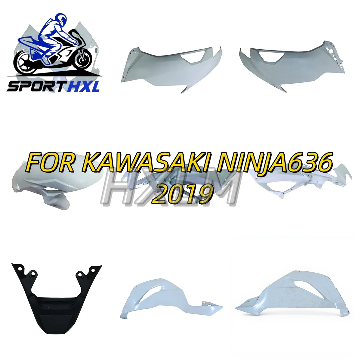 New ABS Motorcycle Fairings kits Fit For KAWASAKI Ninja ZX6R 636 ZX-6R 2019 Carbon Fibre Paint