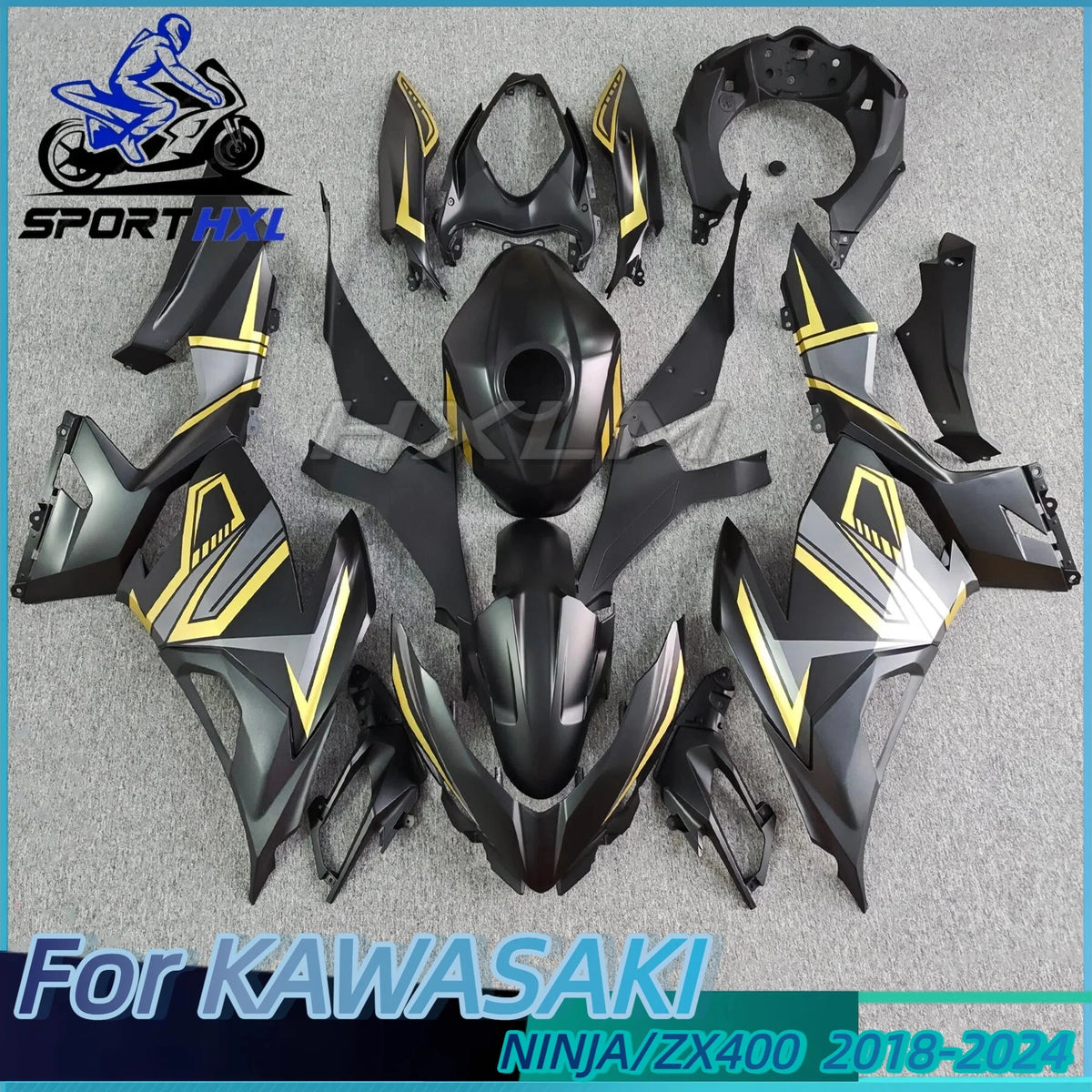For Kawasaki Ninja 400 Ninjia400 EX400 2018 2019 2020 2021 2022 2023 Front Headlight Fairing ABS Injection Bodywork Fairing
