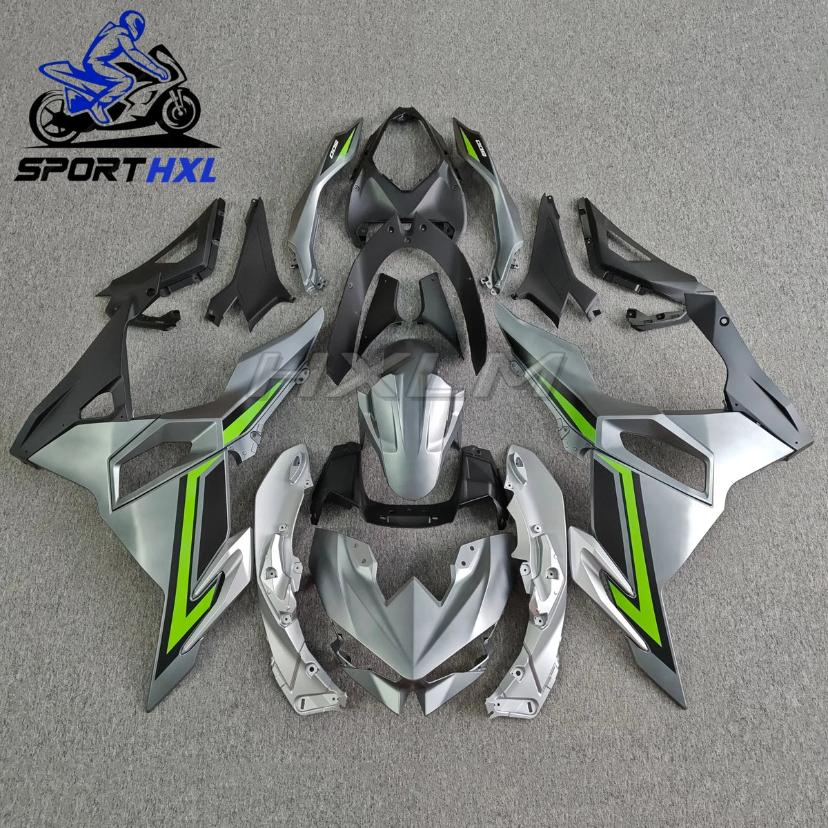 New Motorcycle Fairings For Kawasaki Ninja500 2024 2025 Year Fairing Kit Ninja 500 24 25 Grey Green Bodyframe Cowl Shell