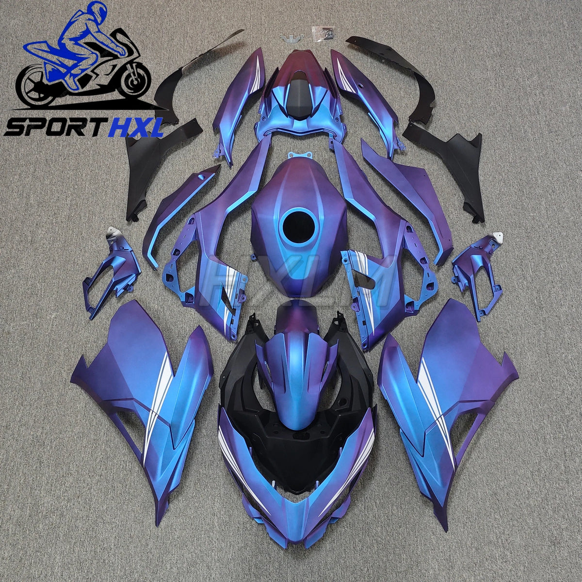 Motorcycle Full Body Kits Fairing For KAWASAKI Ninja400 / Ninja 400 / EX 400 2018 2019 2020 2021 2022 2023 ABS Injection