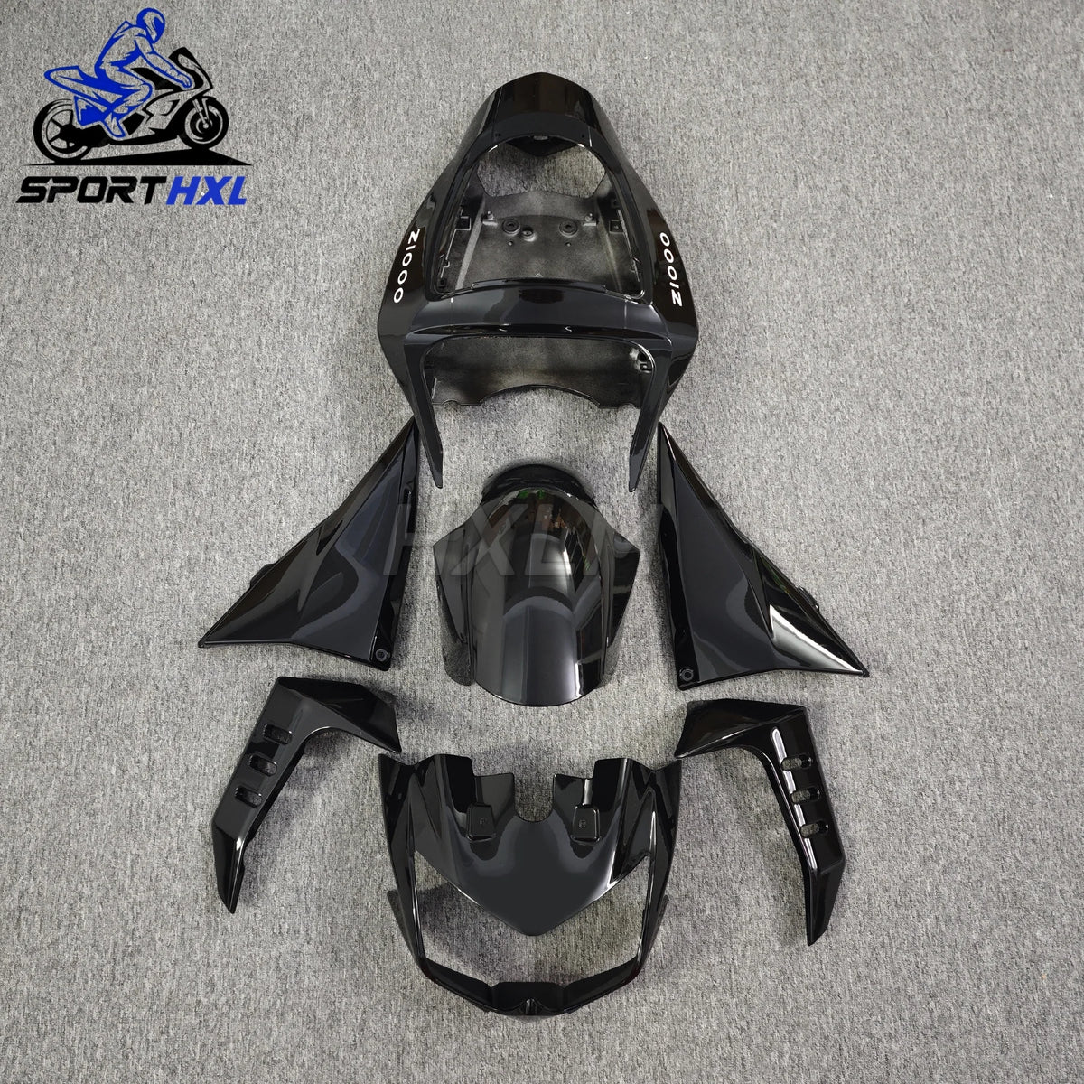 Fairing Body Kit for KAWASAKI Z 1000 03 04 05 06 Motorcycle ABS Plastic Fairings Carbon Painted look
