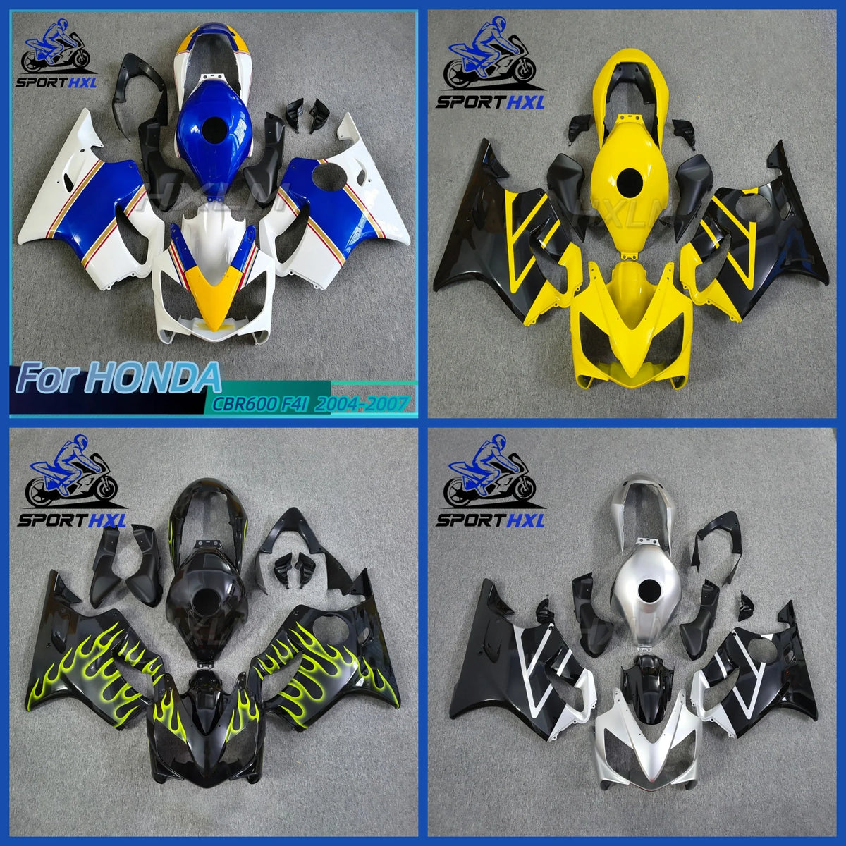 For Honda CBR600 F4i 2004 2005 2006 2007 Fairing Kit Motorcycle CBR 600 F4i 04 05 06 07 Aftermarket Fairings