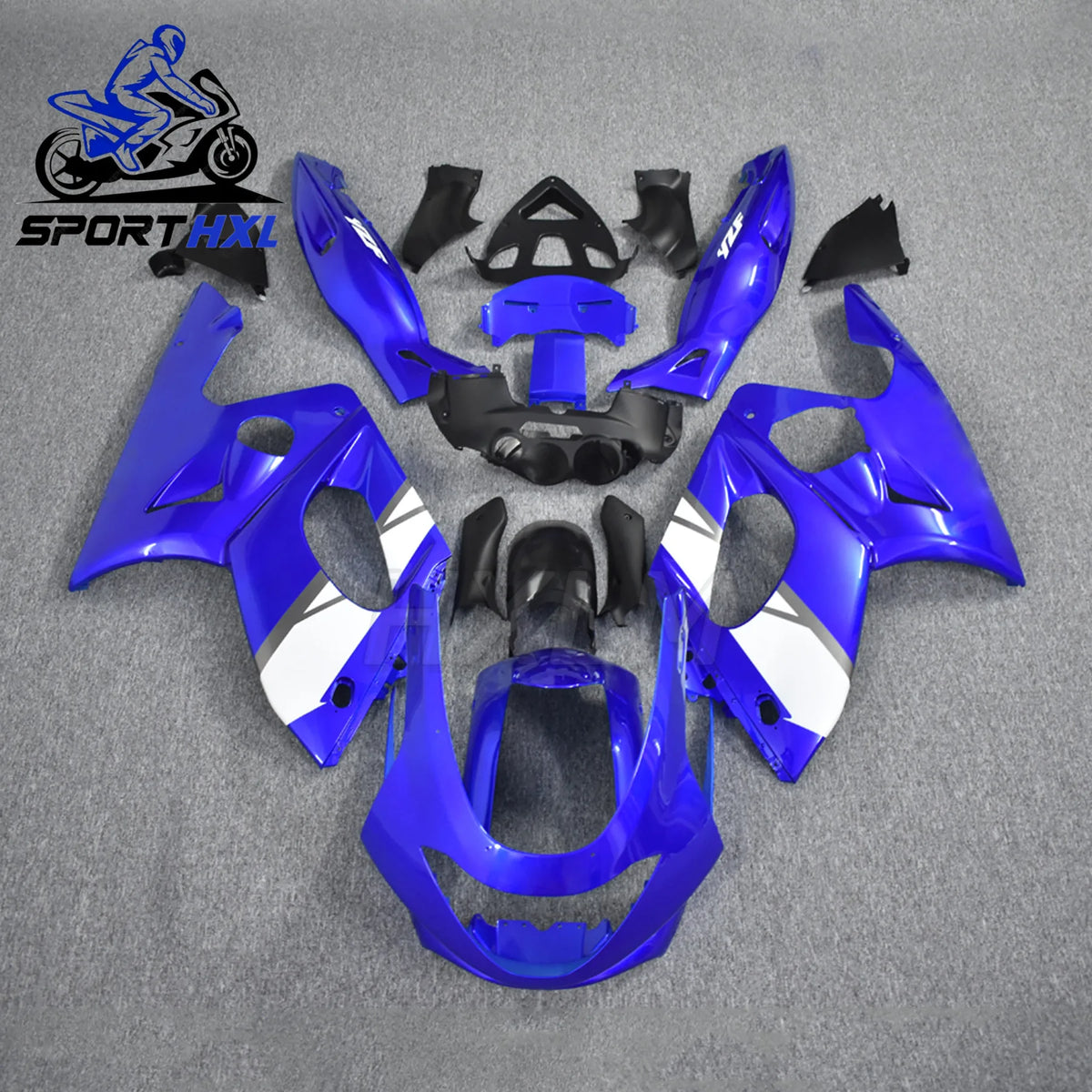 New ALL Black Fairings Kit Fit For Yamaha YZF600 97 98 99 00 01 02 and 1997-2007 ABS Motorcycle Fairing parts