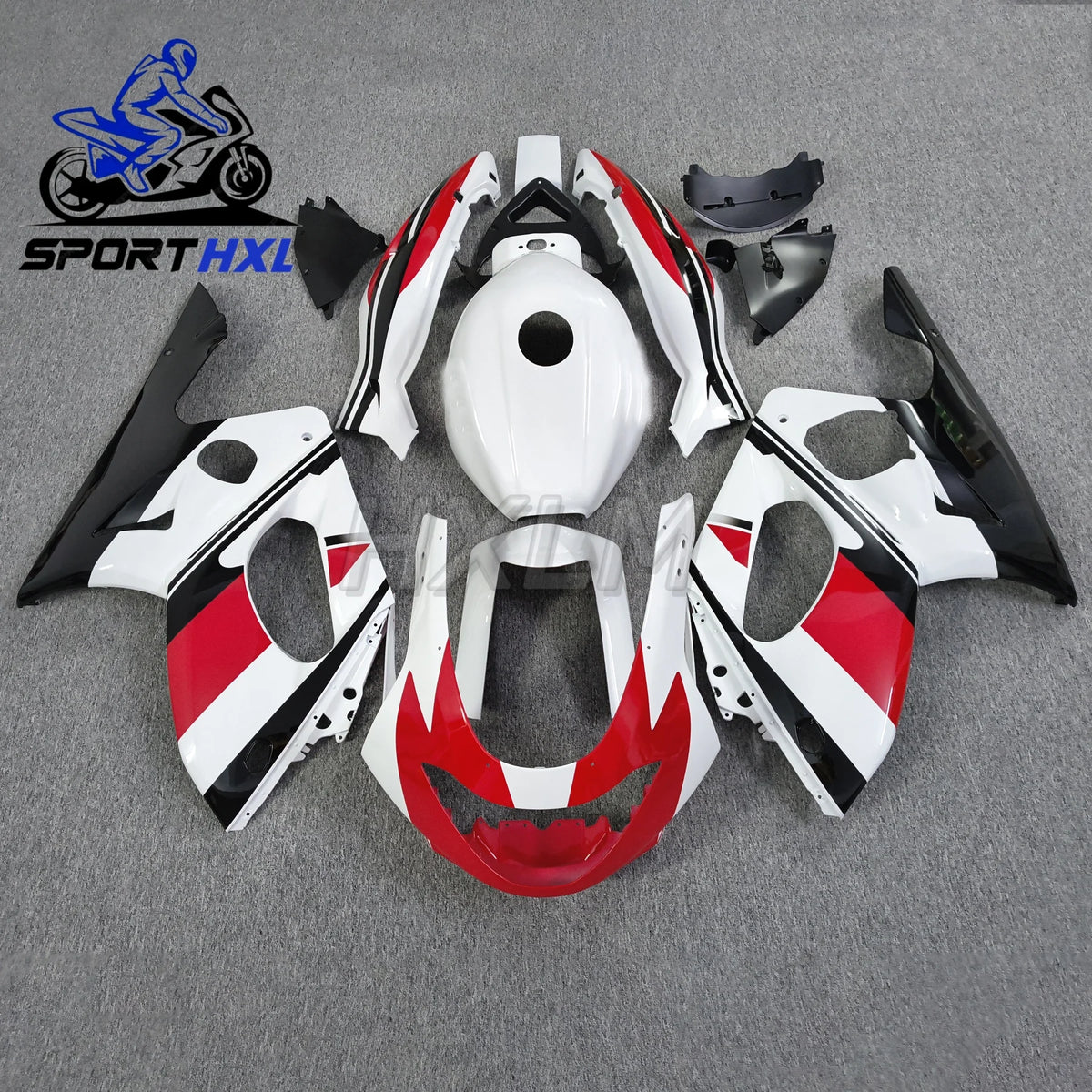 For Yamaha YZF600 R6 2006 2007 Motorcycle Full Fairing Kits Bodywork Cowling Injection Molding Red white black printed stripes