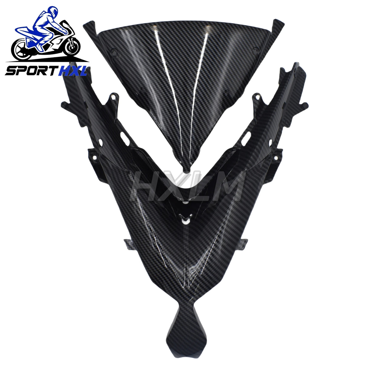 For KAWASAKI Ninja650 Front Fairings 2009-2010-2011 Headlight Cowl Nose ER6F EX650 09-10-11 Head Cover Headlight Fairings