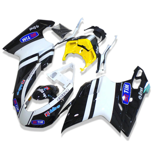 Motorcycle Fairings Kit Fit For Ducati 848 1098 1198 2007 2009 Bodywork Set ABS Accessories Injection Full Body Kits HXLMOTOR