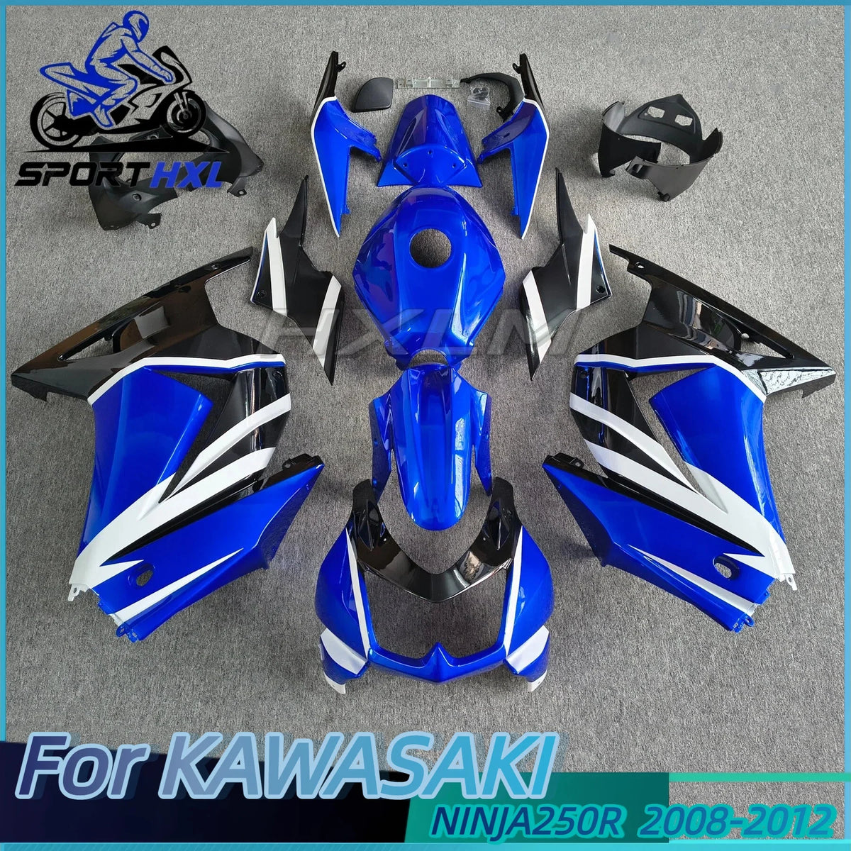 Motorcycle Fairing Kit Fit For Ninja 250 Ninja250 ZX-250R EX250 2008 2009 2010 2011 2012 Bodywork Set High Quality Abs Injection