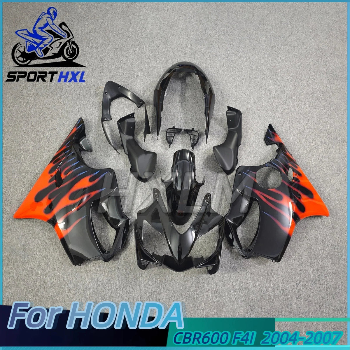 Motorcycle Fairing Kit for Honda CBR 600 F4i 2004 2005 2006 2007 Customizable Injection Fairings CBR600F4i 04 05 06 07