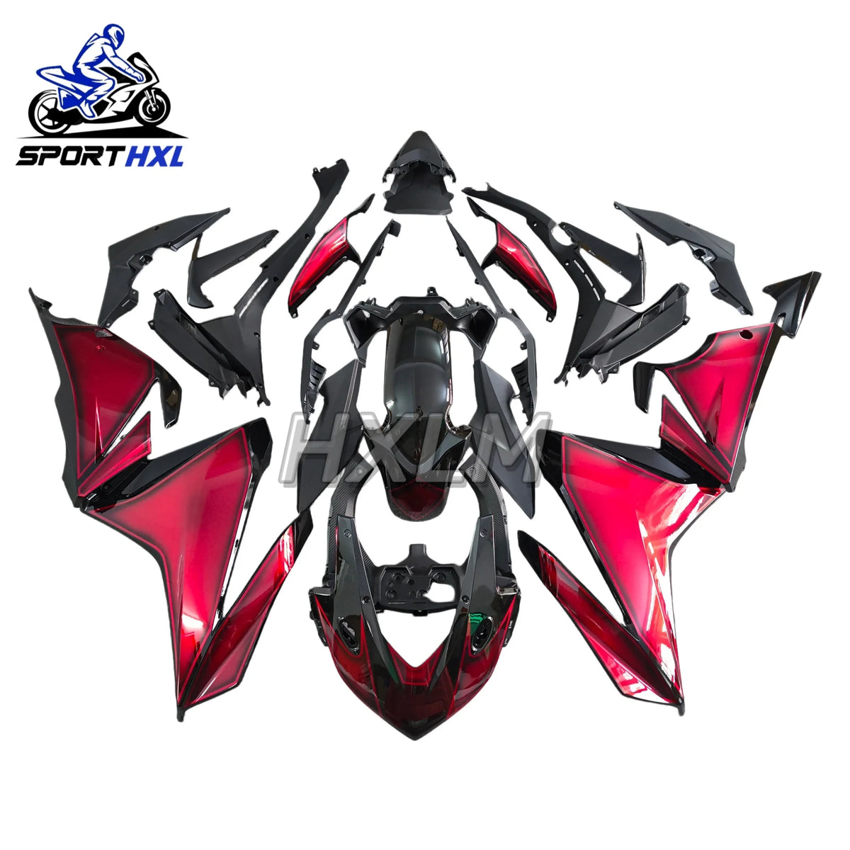 For Honda CBR500R 2019 2020 2021 Full Fairing Kit Injection ABS Bodywork Set Custom Red Black