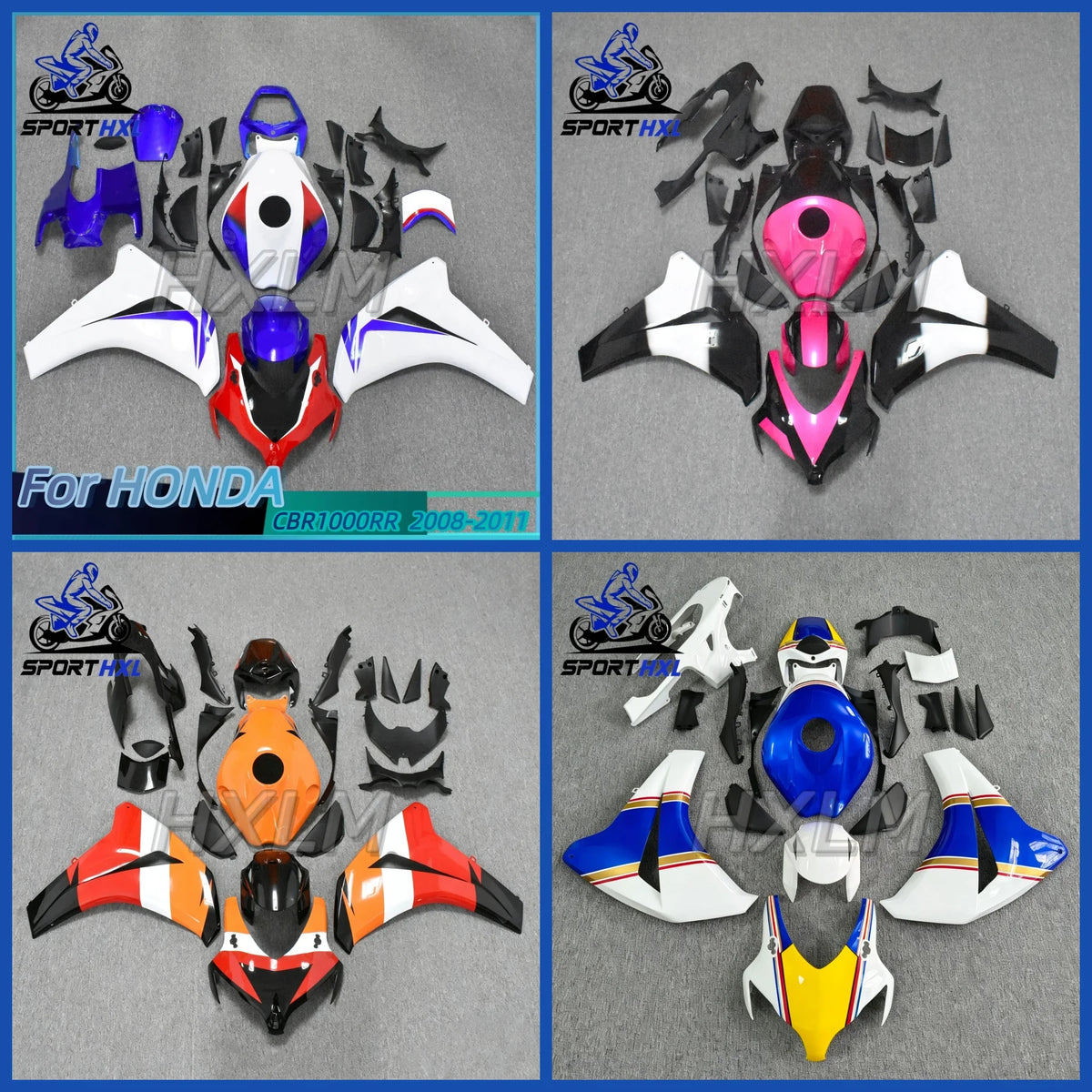 Motorcycle Full Fairings kits Fit For Honda CBR1000RR CBR1000 2008 2009 2010 2011 Fairing Kit Painted Bodywork New ABS Plastic