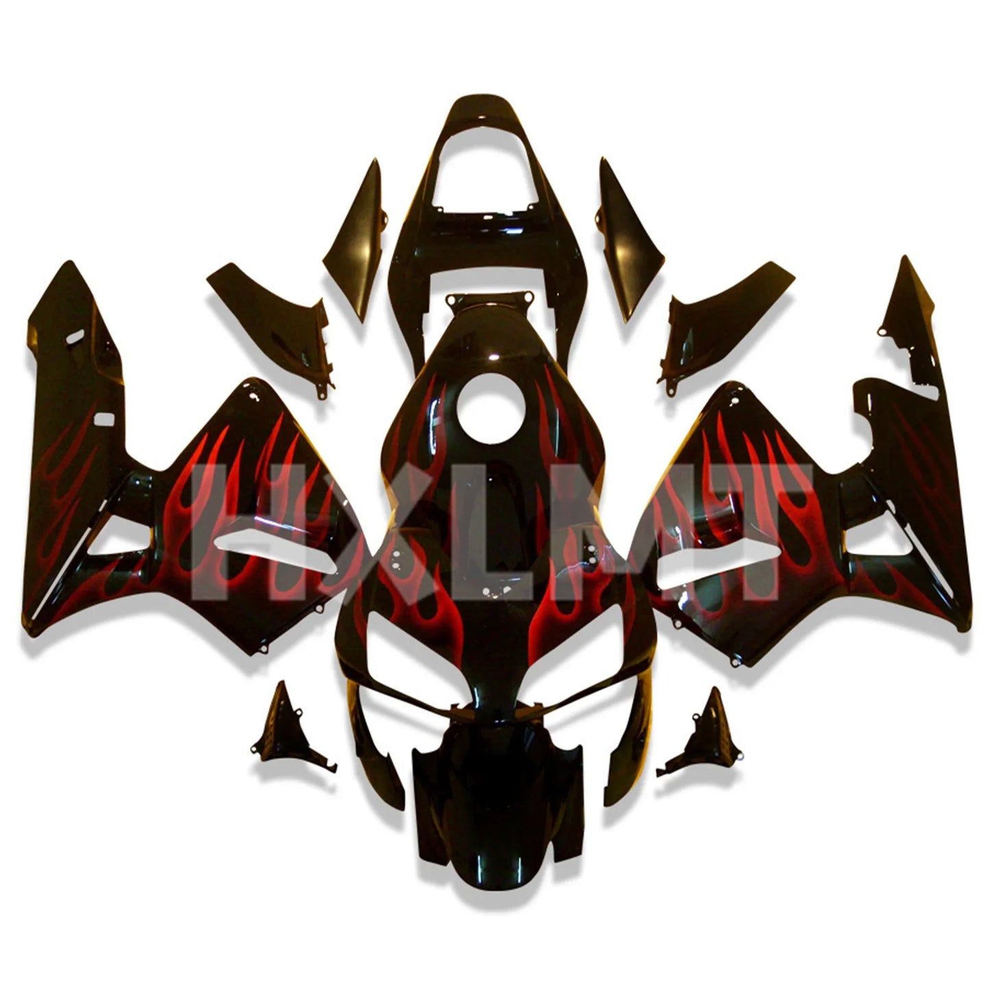 Motorcycle Fairing Set Body Kit Plastic For Honda CBR600RR CBR600 RR CBR 600RR F5 2003 2004 Accessories Full Bodywork Cowl Black HXLMOTOR