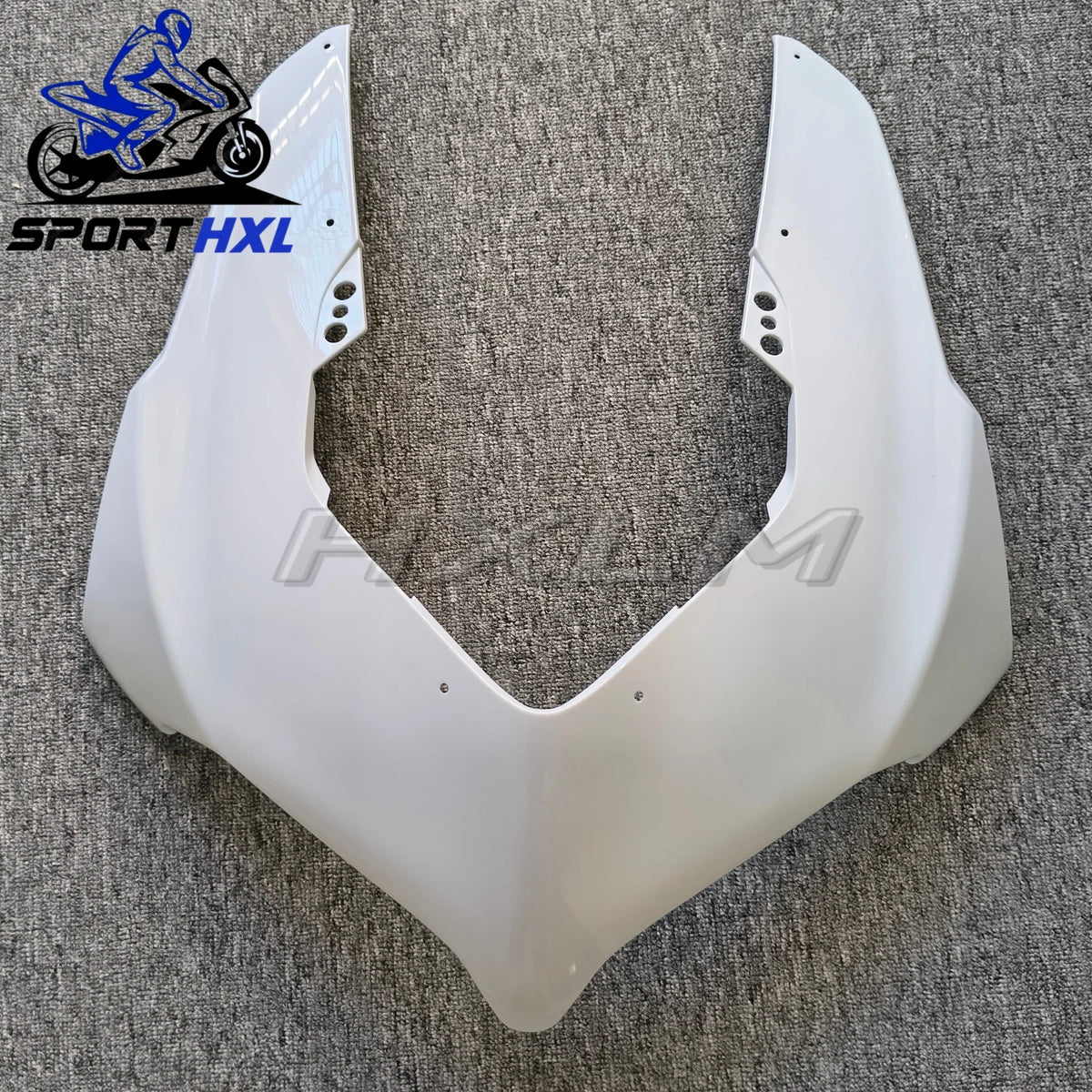 For DUCATI Streetfighter V4 V4S 1000 2021 Carbon Painted look Front Fairings Upper Headlight Cover Head Hood Cowl Fairing Kits