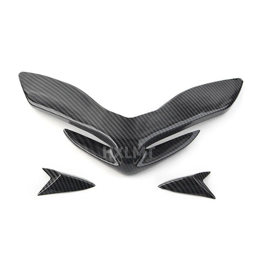 For KAWASAKI Z900 Z 900 z900 2017 2018 2019 Front Fairing Aerodynamic Winglets Front Beak Nose Cone Extension Cover Extender HXLMOTOR