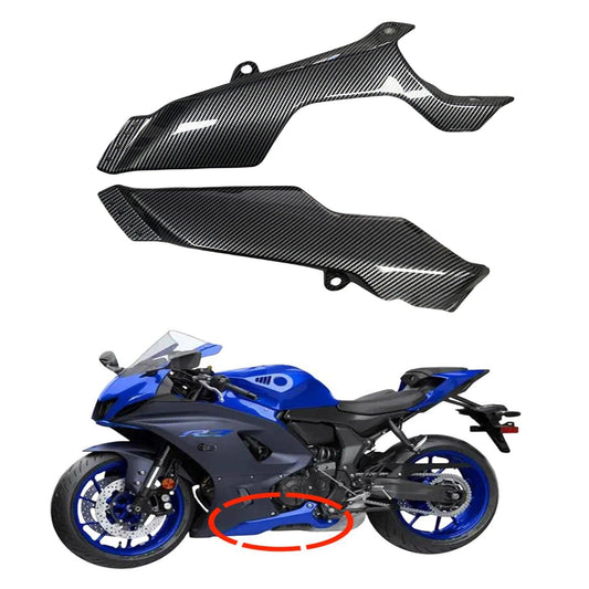 For YAMAHA R7 Carbon Fiber Motorcycle Modified Accessories Side Panels Fairings for YAMAHA R7 2021 2022 Lower Belly Pan HXLMOTOR