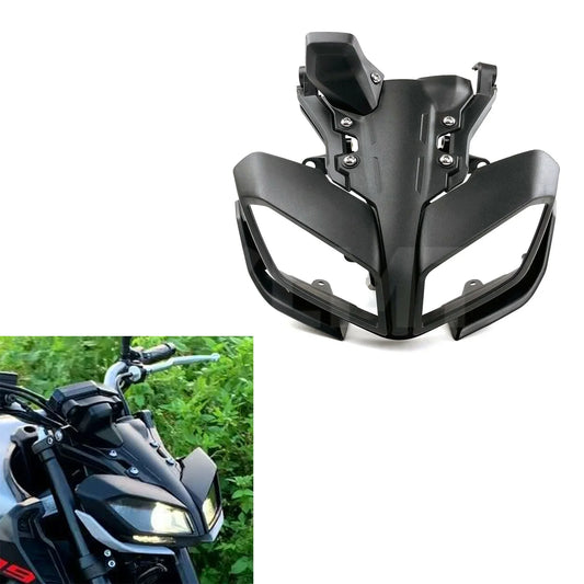 MT09 Headlight Holder Mount Bracket Fairing Front Upper Nose Cowl Cover For Yamaha 2017 2018 2019 2020 FZ MT 09 FZ-09 FZ09 MT-09 HXLMOTOR
