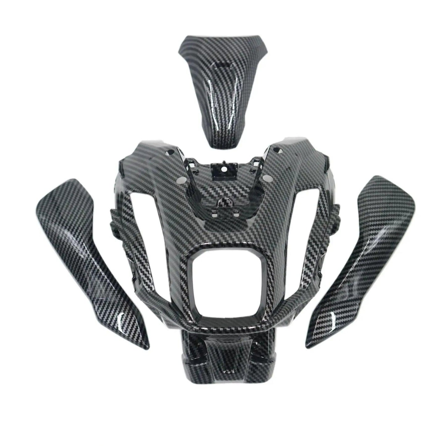 Headlight Fairing Upper Nasal Mask Front Steering Signal Bracket Lower Panel Of Headlight For YAMAHA MT- 07 MT 07 2021 2022 2023 HXLMOTOR