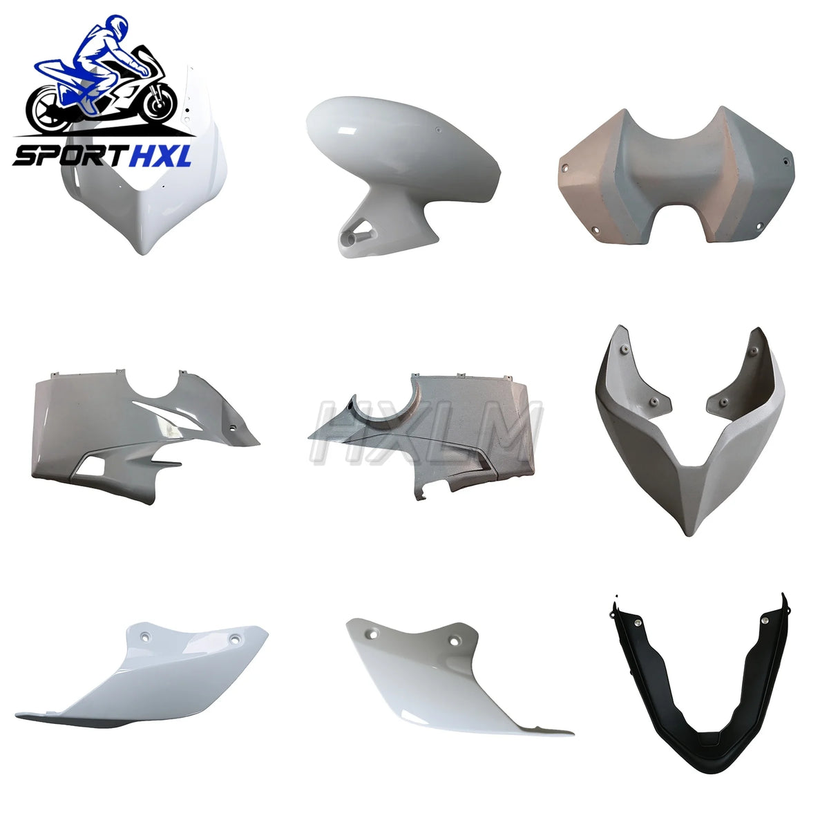 KULL For DUCATI V4S1000 2017-2020 Motorcycle Accessories Unpainted Body Left and Right Inside Covers ABS Injection Fairing