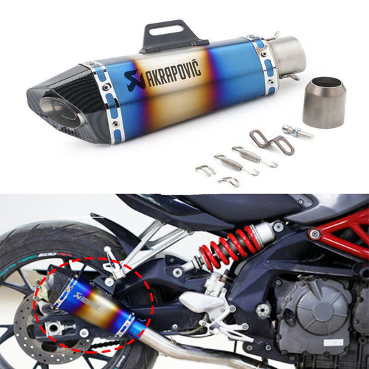 Universal 36-51mm Motorcycle Exhaust With Dbkiller Stickers Or Laser Logo Muffler For Z900 GSXR1000 SV650 R6 R3 ZX6R Accessories HXLMOTOR