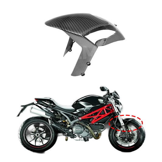 Motorcycle Front Tire Fender Mudguard Splash Guard Mudflap Fairing Cowl Panel For DUCATI EVO Monster 696 796 1100 Accessories HXLMOTOR