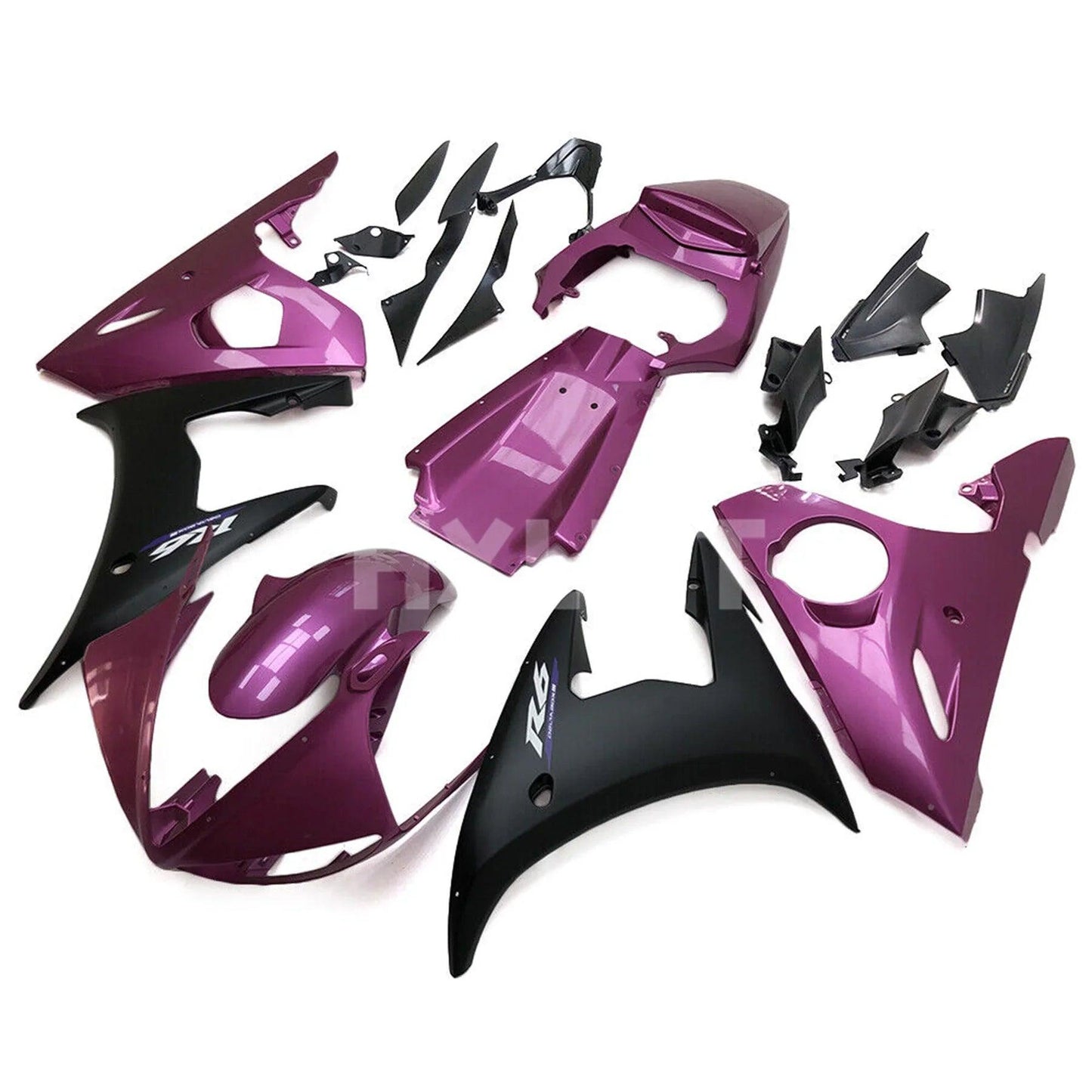 Motorcycle Fairing Kit Suitable for Yamaha R6 03 04 05 Years YZF600 2030 2004 2005 Fairing Blue White Bodywork Kits HXLMOTOR
