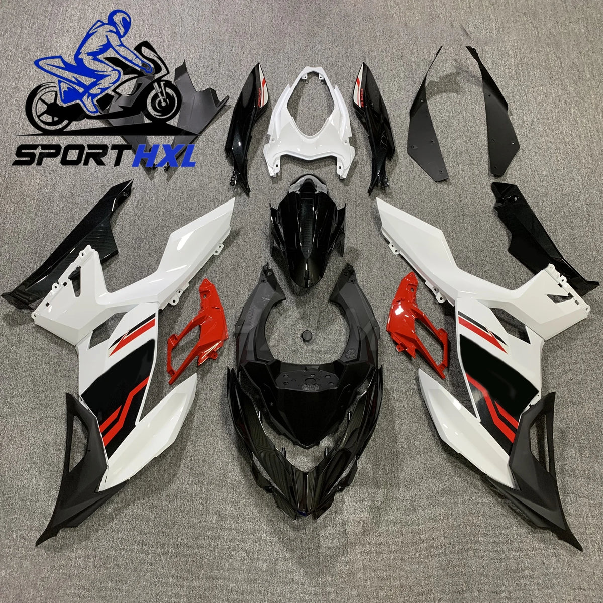 Motorcycle for Kawasaki NINJA 400 EX400 2018 - 2023 Full Fairing Kits ABS Injection Plastics Black For NINJA400 Bodywork Cowling