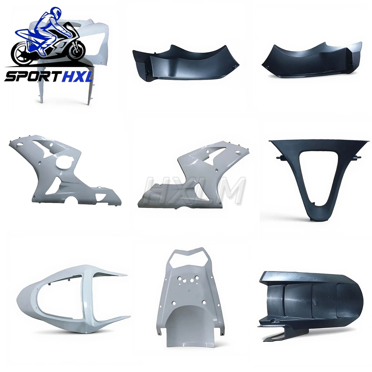 New Motorcycle Front Fairing Winglet Aerodynamic Wing Spoiler Winglet Fairing For 636 2003