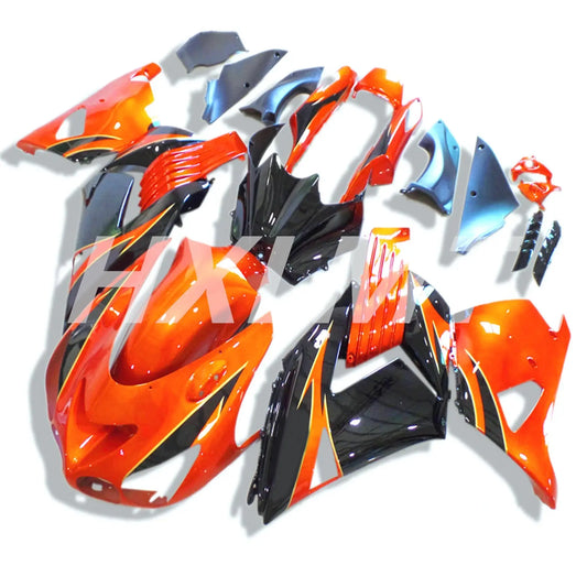 ABS Injection Molding Bodywork Fairings For KAWASAKI ZX14R 06 07 08 09 10 11 ZX14R 2006 2007 2008 2009 2010 2011 Fairing Kit - HXLMOTOR