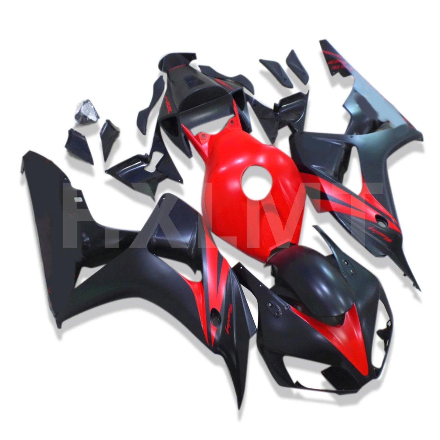 ABS Plastic Injection Molding 100% Fit For HONDA CBR1000RR 2006 2007 Red Black Fairings Set CBR 1000RR 06 07 Accessories - HXLMOTOR