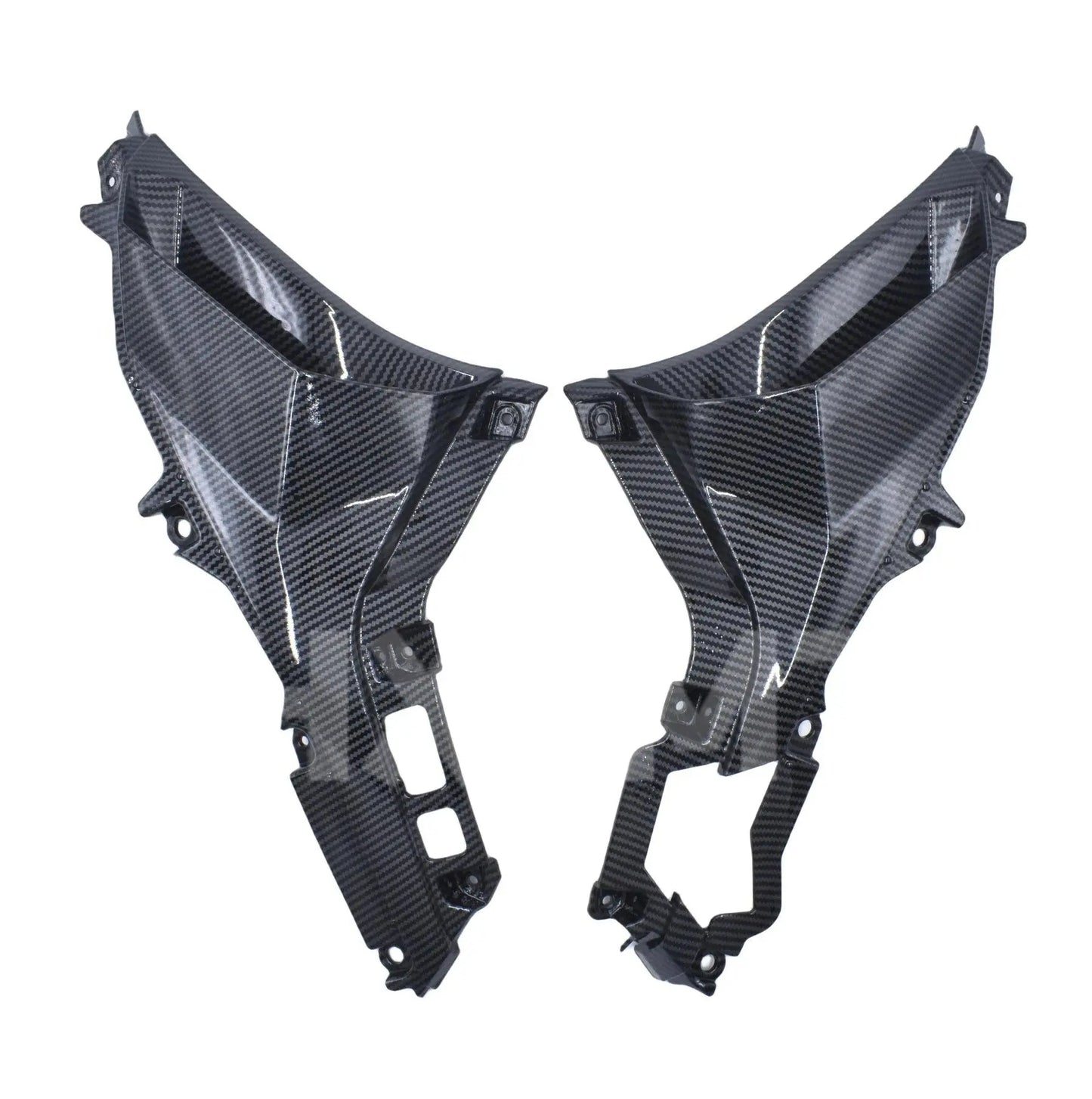 Accessories For Kawasaki ZX - 25R ZX25R 2023 Motorcycle Carbon Fiber Side Cover Foot Farings ZX250 ZX 25R 2020 2021 2022 - HXLMOTOR