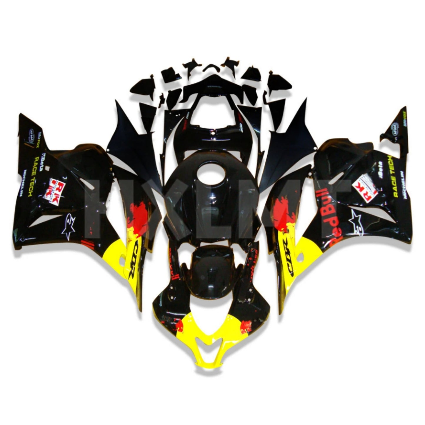 Aftermarket Fairing Kit For Honda CBR600RR F5 2009 - 2012 Black Orange Bodywork cbr600rr f5 09 CBR 600 RR 08 Repsol fairings - HXLMOTOR