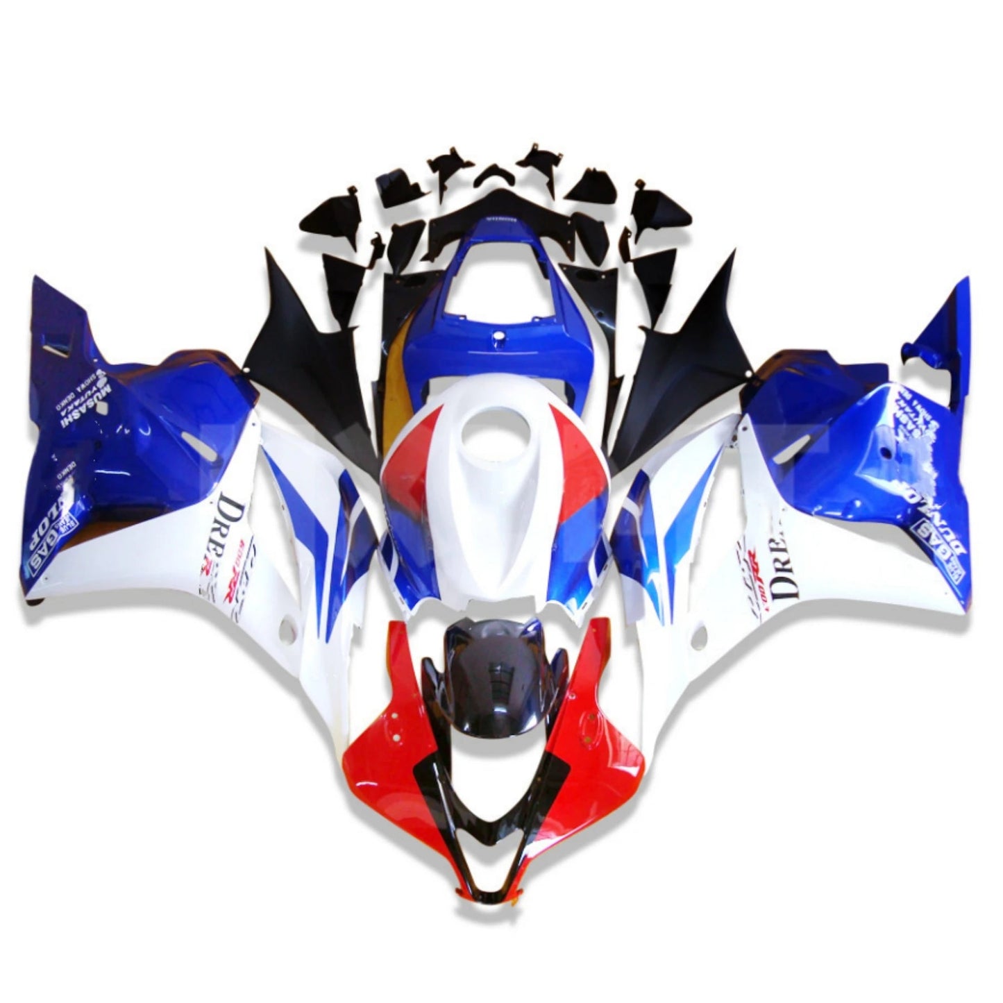 Aftermarket Fairing Kit For Honda CBR600RR F5 2009 - 2012 Black Orange Bodywork cbr600rr f5 09 CBR 600 RR 08 Repsol fairings - HXLMOTOR