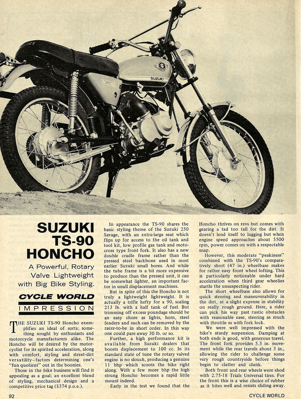 TS 90 Honcho (1970-71)