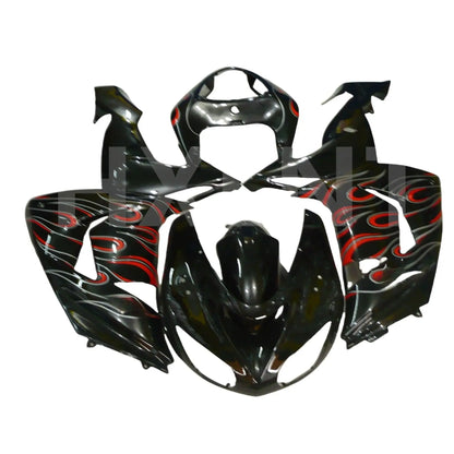 100% Molded Fairings Kit For KAWASAKI Ninja ZX10R 06 07 ZX - 10R ZX636 2006 2007 Road/Racing ABS Plastic Parts Green - HXLMOTOR