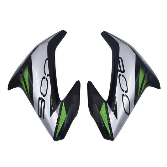 1Pair Color Carbon Fiber Look Motorcycle Fuel Gas Tank Front Side Trim Cover Panel Fairing For Kawasaki Z900 2017 2018 2019 - HXLMOTOR