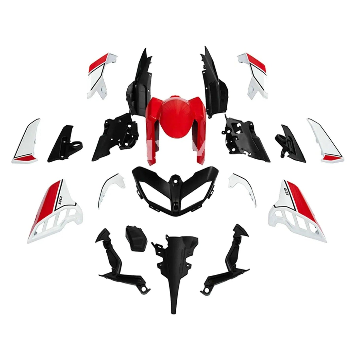 Fit For YAMAHA MT-09 FZ-09 MT09 FZ09 MT FZ 09 2017-2020 Motorcycle Fairings Injection Mold Painted ABS Plastic Bodywork Kit Sets HXLMOTOR