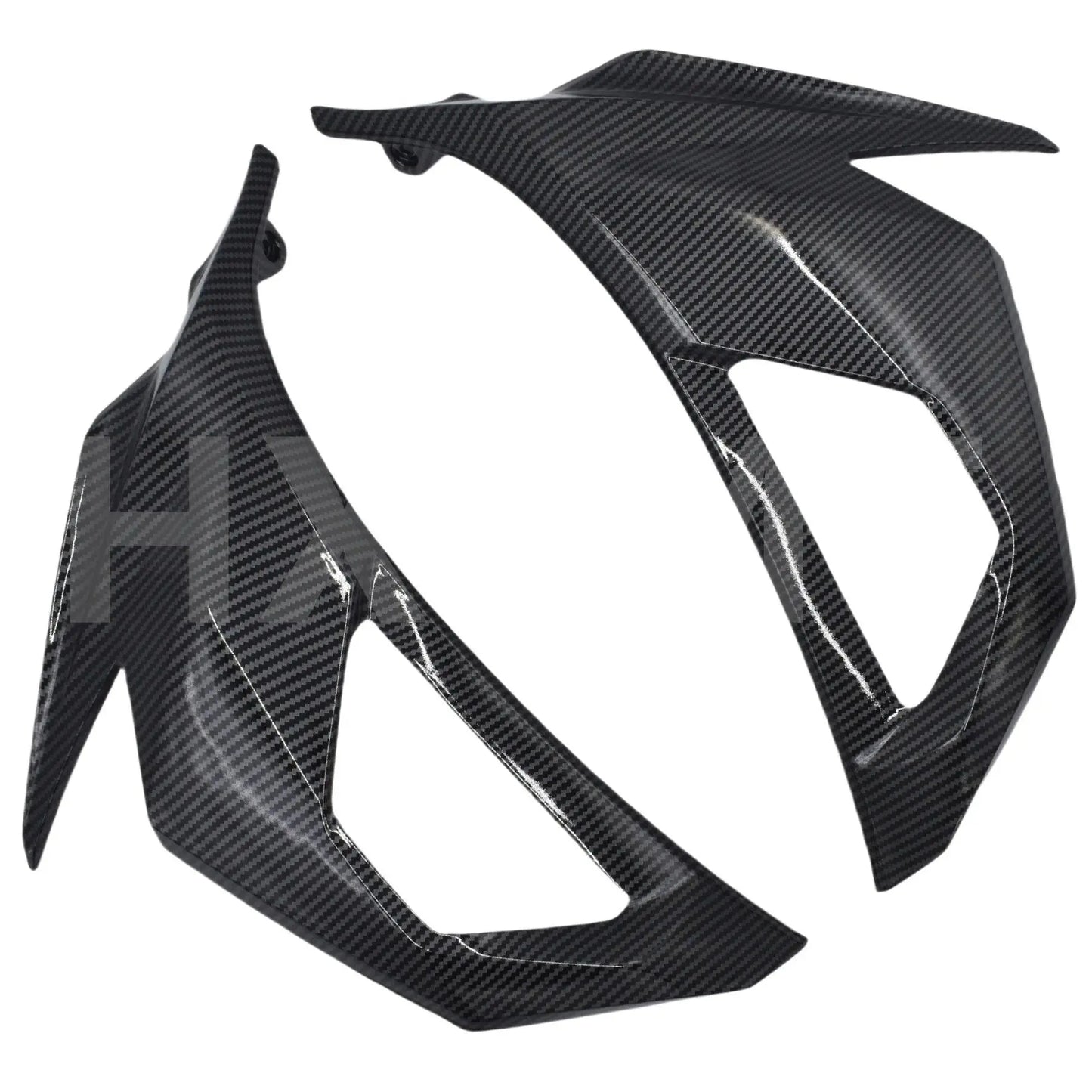 For KAWASAKI Ninja 400 Ninja 18-22-23 Modified Carbon Fiber Paint Front Turn Signal Guard And Side Light Panel Shell HXLMOTOR