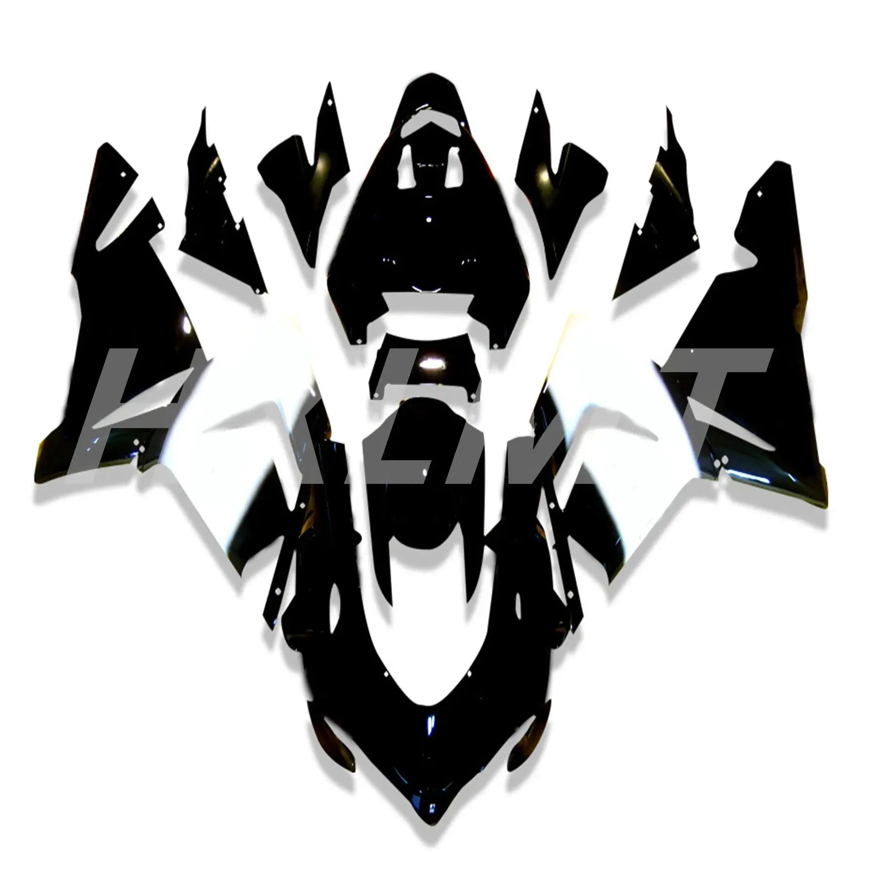 New ABS Whole Motorcycle Fairing Kits Fit For Kawasaki Ninja ZX 10R 04 05 ZX-10R 2004 2005 ZX10R  Bodywork Set Custom Red White HXLMOTOR