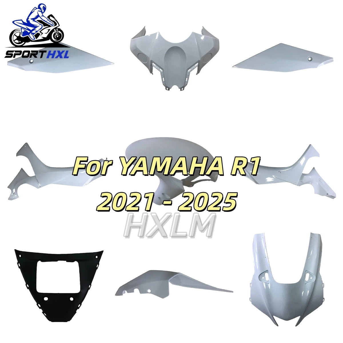 New 2025 For YZF R1 Free Custom Fairings Suitable For Yamaha YZFR1 2021 - 2025 ABS Cowling Bodywork Set Motorcycle Fairing Kit