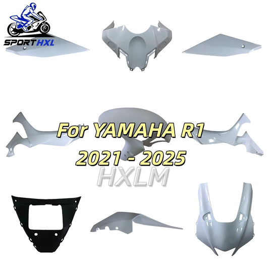 New 2025 For YZF R1 Free Custom Fairings Suitable For Yamaha YZFR1 2021 - 2025 ABS Cowling Bodywork Set Motorcycle Fairing Kit