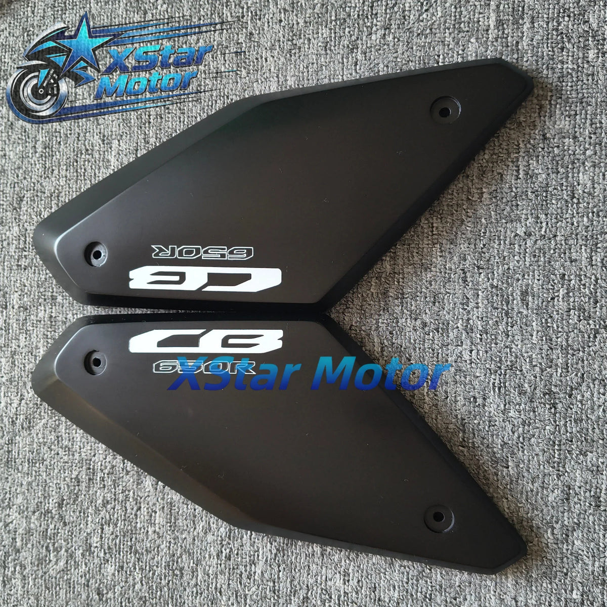 for HXLMotor Honda CB650R Air Intake Cover Mesh Grill Motorcycle Side Panel Cowl Vent Fairing CB650 R CB 650R