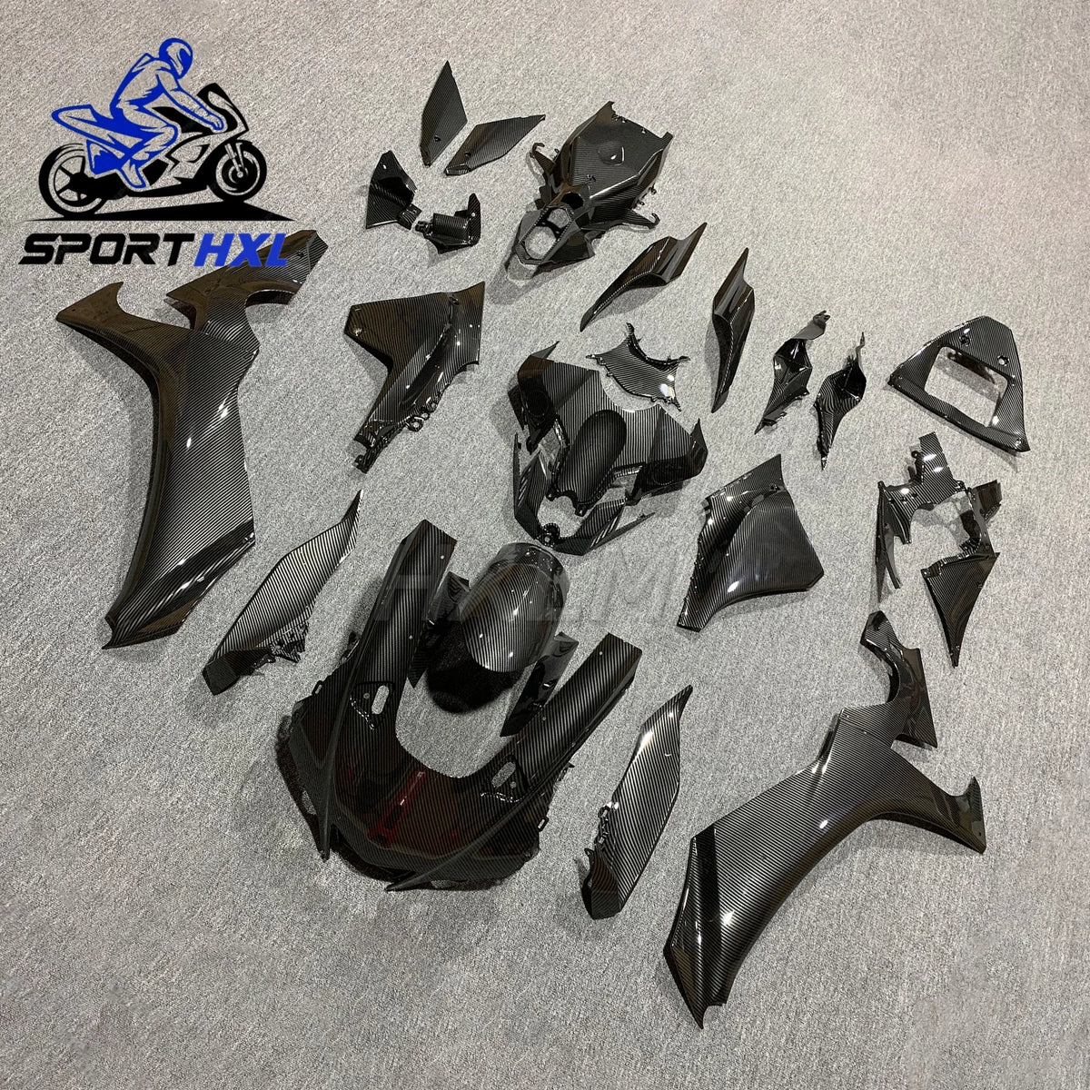 Carbon Fiber Look Motorcycle Body Fairings Kit For Yamaha R1 YZF 2020 2021 2022 2023 2024 2025
