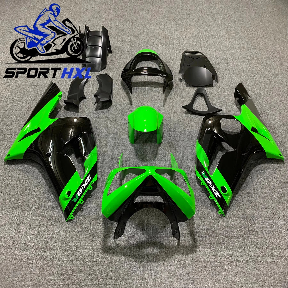 Injection Mold New ABS Whole Motorcycle Fairings Kit Fit For KAWASAKI ZX-6R 636 2005 -06 Bodywork Set West