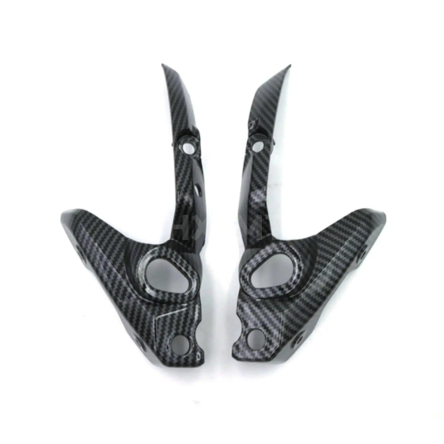 Hydro Dipped Carbon Fiber Finish Headlight Windshield Nose Fairing For YAMAHA FZ07 FZ 07 MT-07 MT07 2014-2017 HXLMOTOR