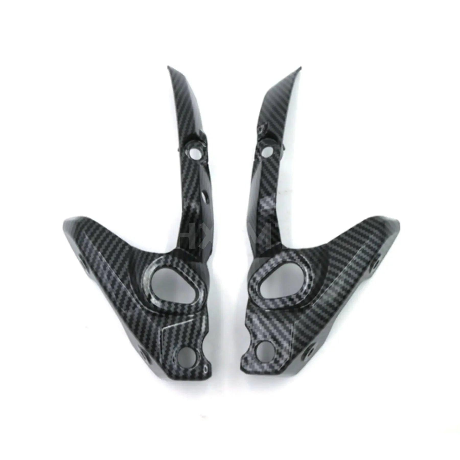 Hydro Dipped Carbon Fiber Finish Headlight Windshield Nose Fairing For YAMAHA FZ07 FZ 07 MT-07 MT07 2014-2017 HXLMOTOR